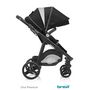 Voir la diapositive 5 : BREVI Poussette Combiné Trio Ovo premium - black mélange