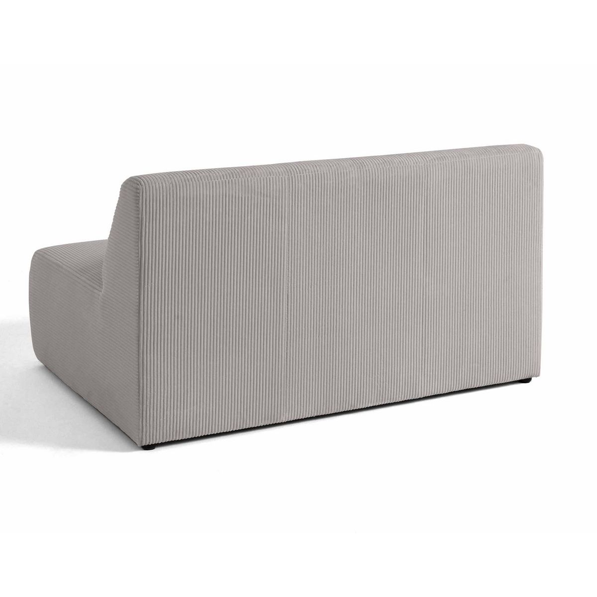 LISA DESIGN Onyx - canapé droit 2 places - en velours côtelé