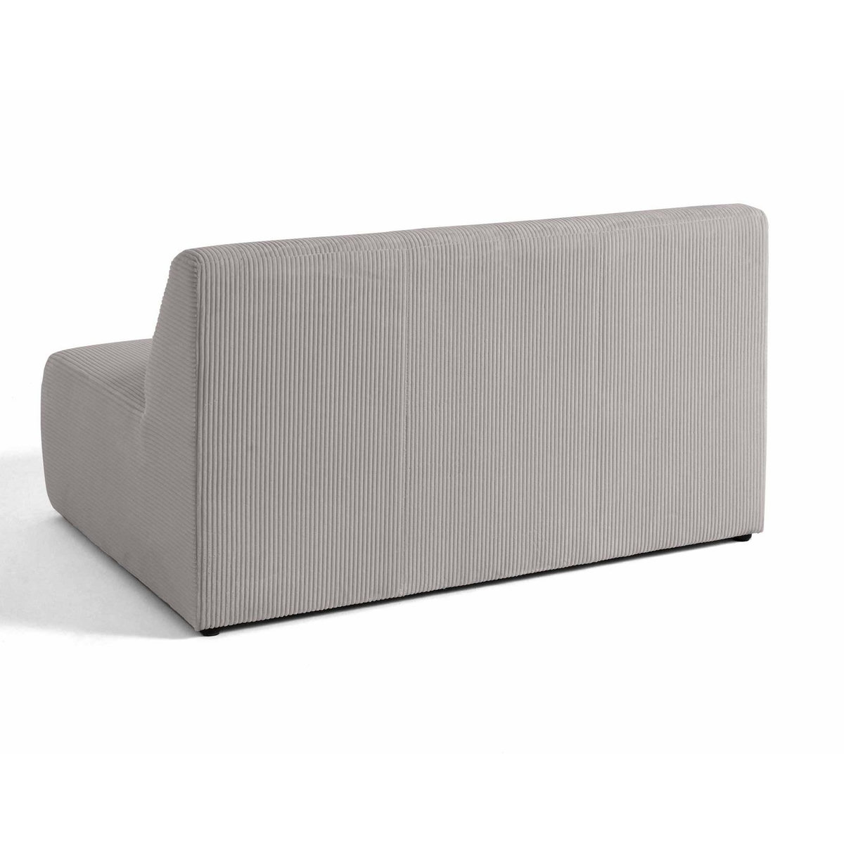 LISA DESIGN Onyx - canapé droit 2 places - en velours côtelé