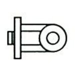 OUTIFRANCE Oeillet pour panneau mural (nylon - Ø 8 mm)