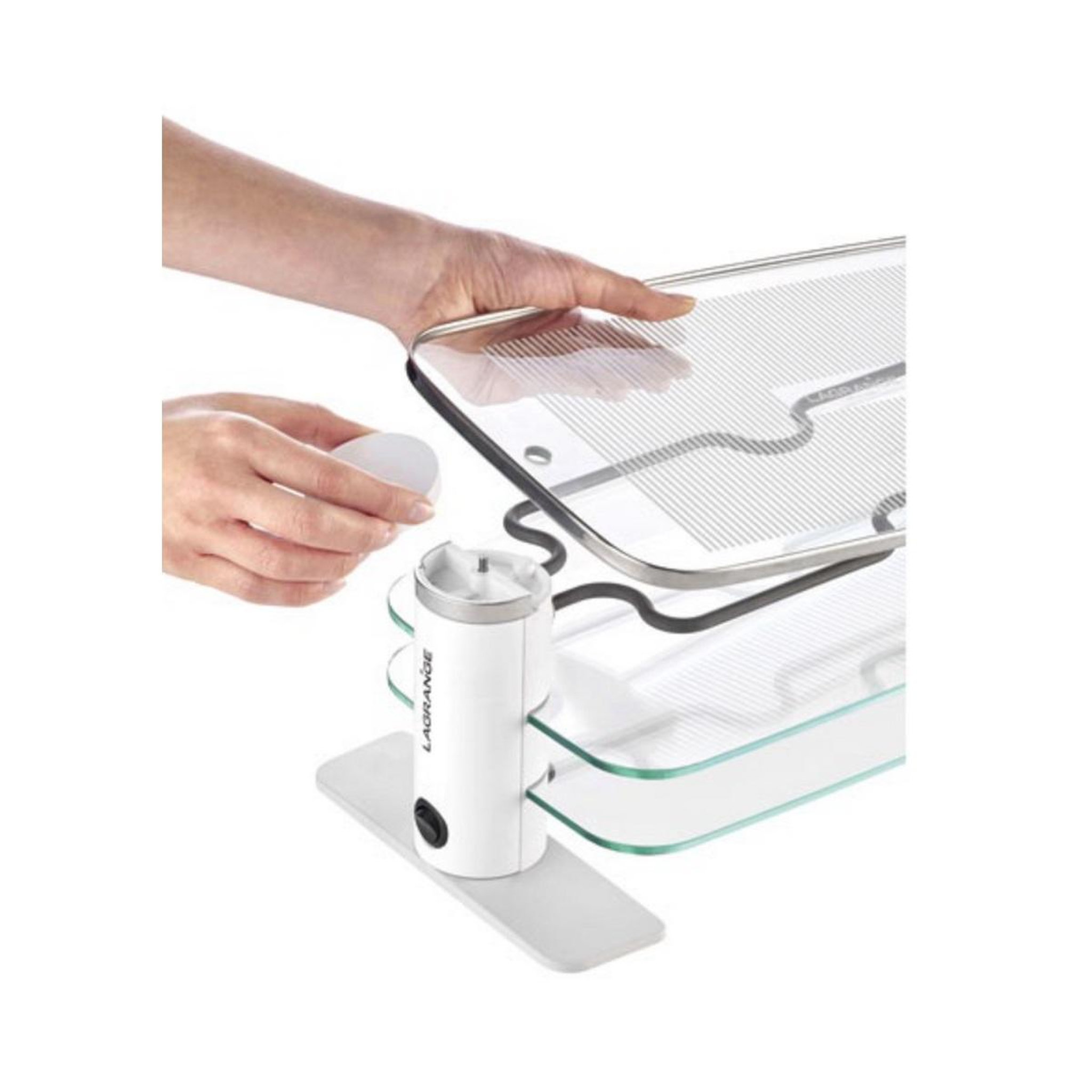 Voir la diapositive 3 : LAGRANGE Appareil à raclette 8 personnes 1000w - 79801