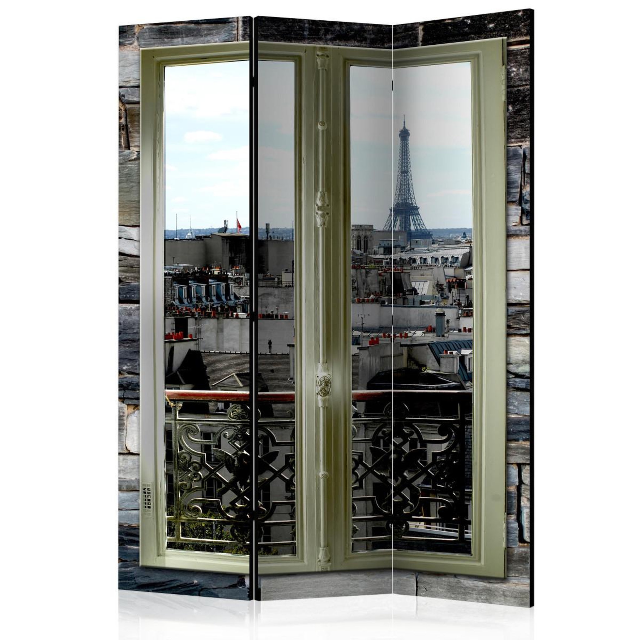 Paris Prix Paravent 3 volets  parisian view  135x172cm