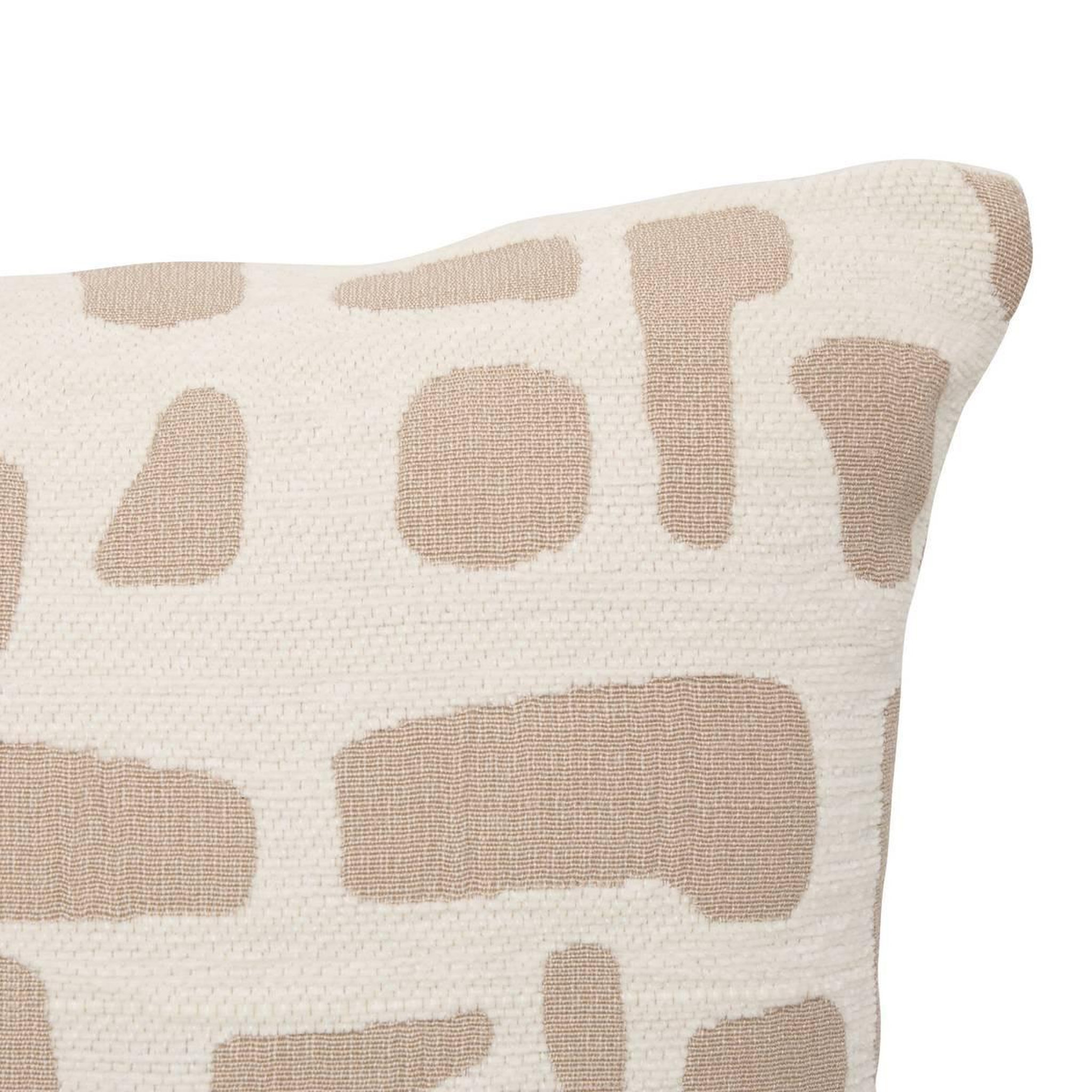 Voir la diapositive 2 : ATMOSPHERA Coussin déco jacquard  marlia  40x40cm beige
