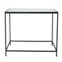 Voir la diapositive 2 : Paris Prix Console Design en Verre  Felicity  100cm Noir & Blanc