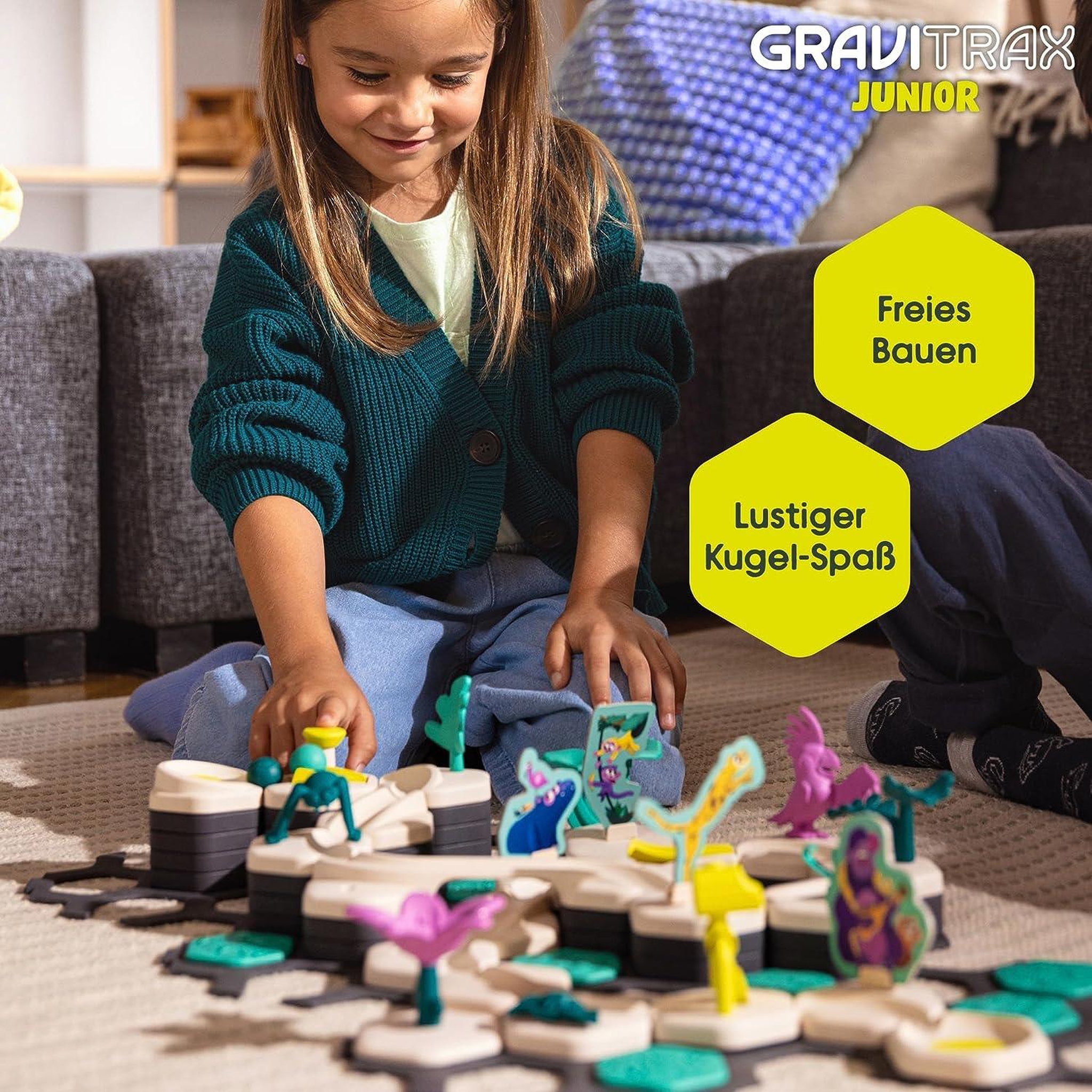 Voir la diapositive 4 : RAVENSBURGER Gravitrax Junior - Set d'extension My Océan 33 pièces - Circuit de billes