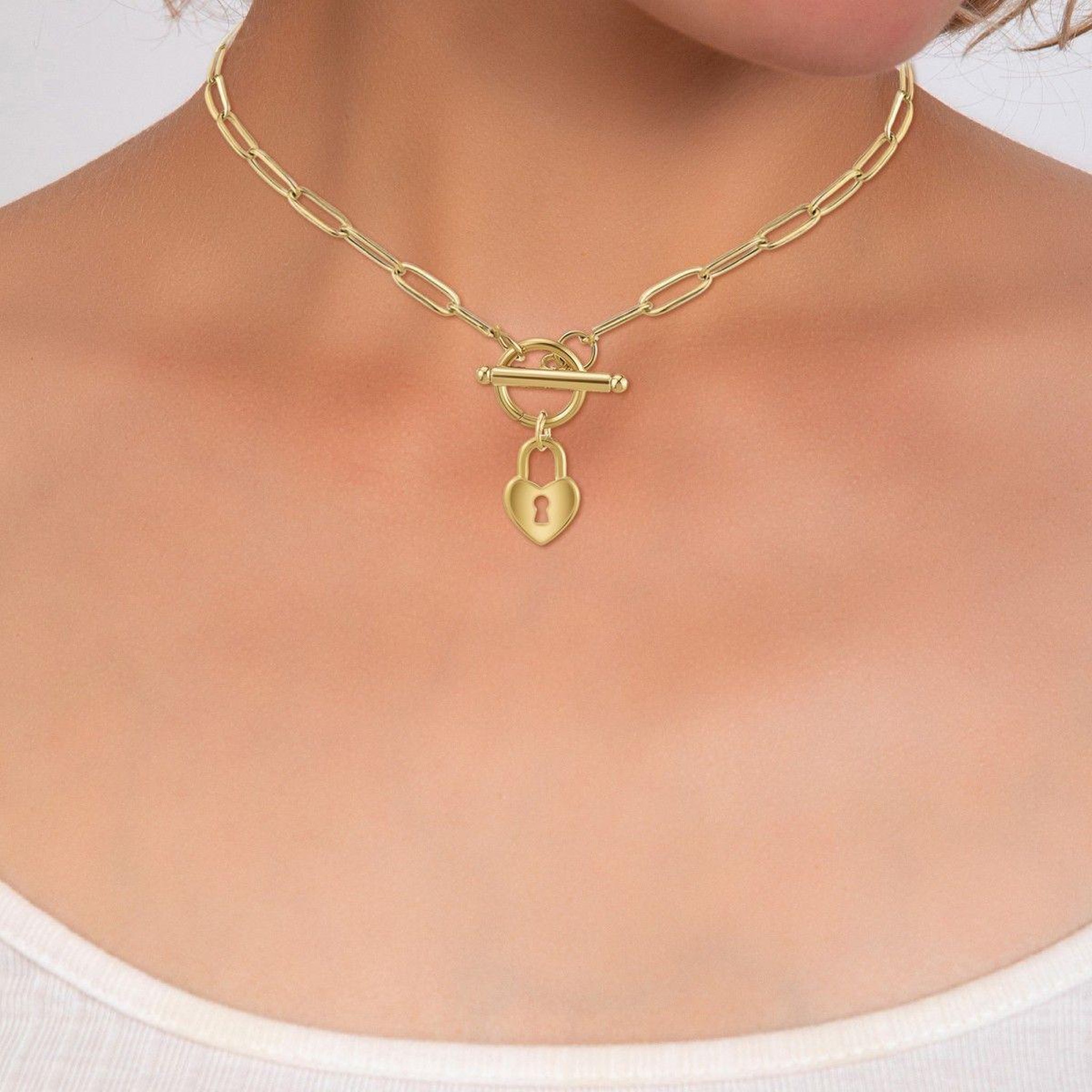 Voir la diapositive 2 : SC BOHEME Collier coeur par SC Bohème en acier inoxydable