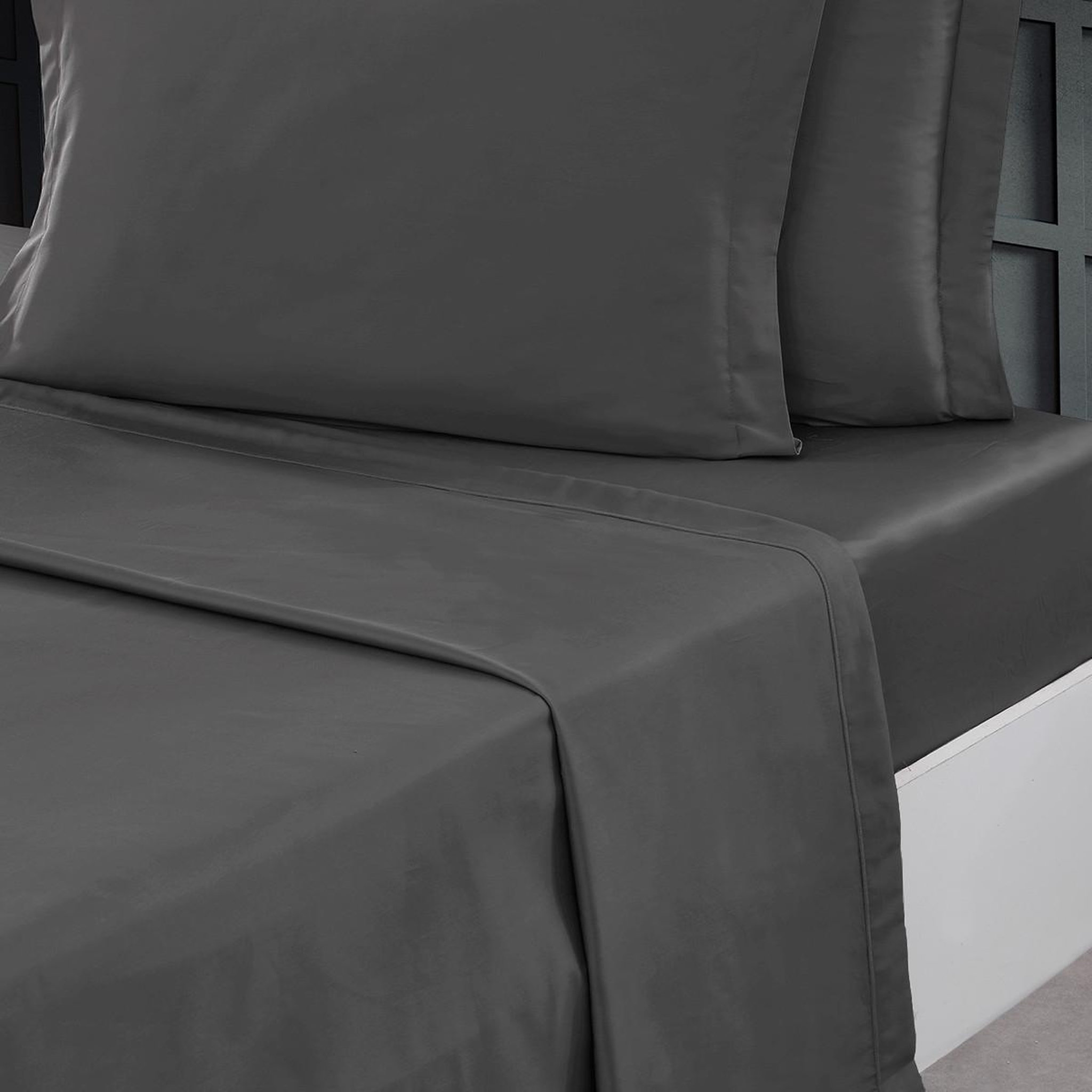 Voir la diapositive 1 : Sensei Maison Drap plat en percale de coton SOFT PERCALE