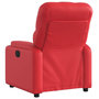 Voir la diapositive 3 : VIDAXL Fauteuil inclinable Rouge Similicuir