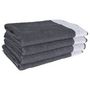 Voir la diapositive 6 : VIDAXL Ensemble de serviettes 12 pcs gris coton