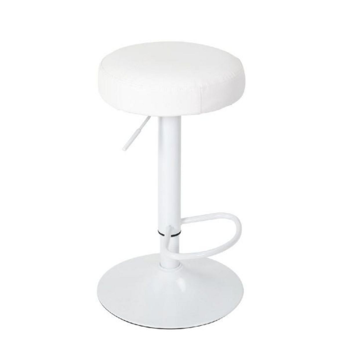 Paris Prix Lot de 2 Tabourets de Bar  Mumford  63-83cm Blanc