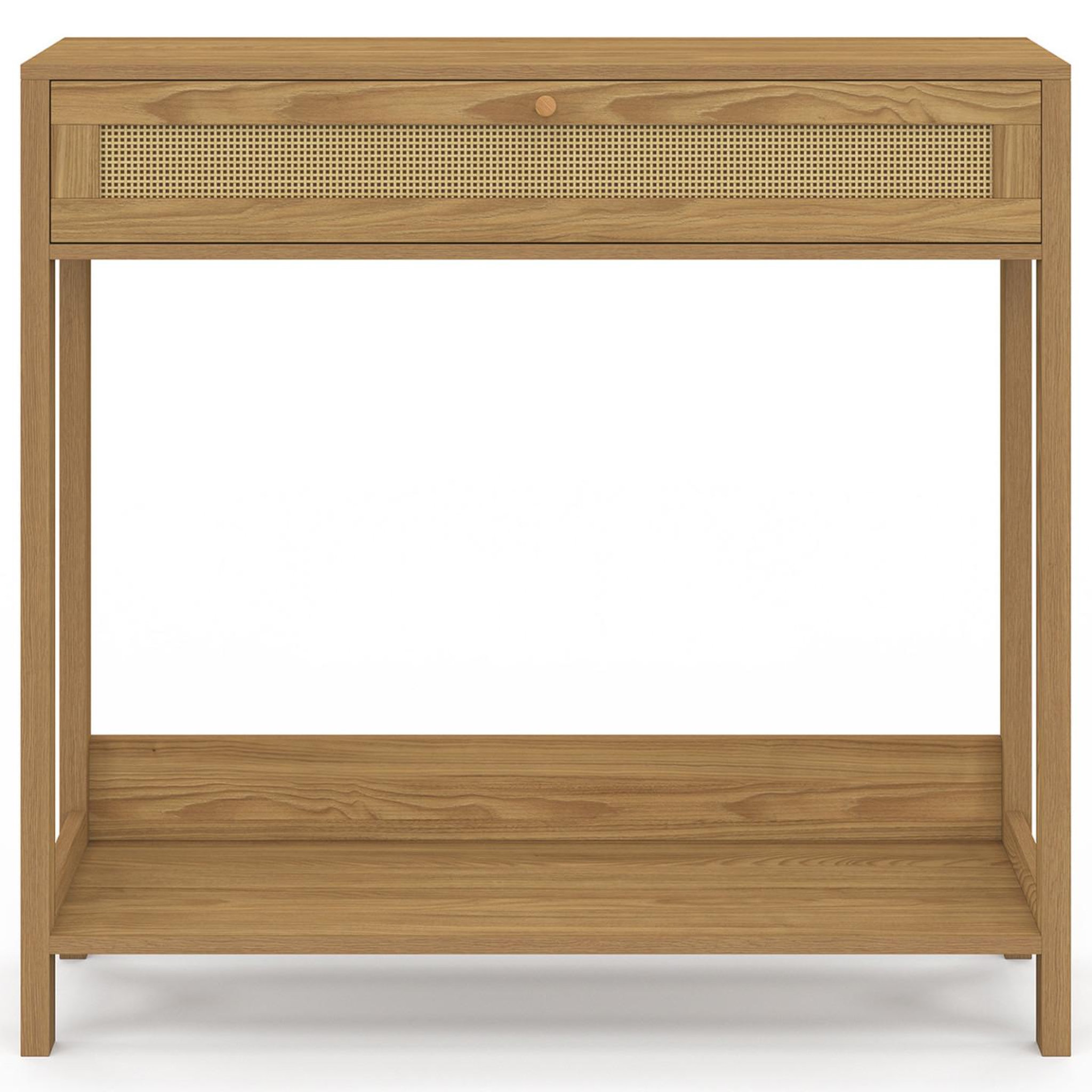 Voir la diapositive 3 : ID MARKET Console 1 tiroir hanae effet naturel cannage