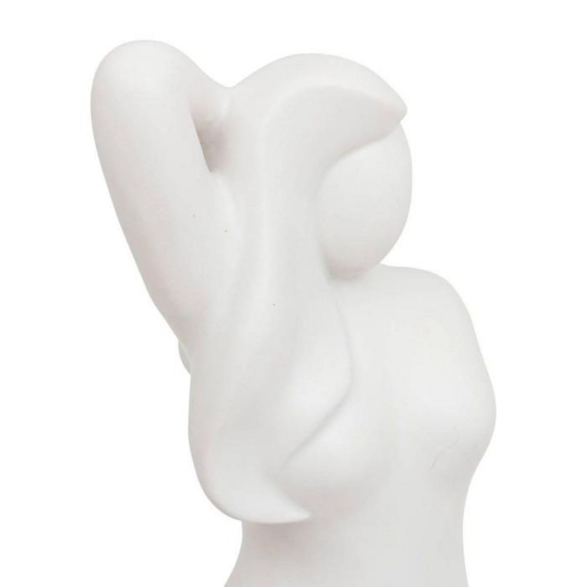 ATMOSPHERA Statuette Femme en Céramique  Soleya  28cm Blanc