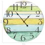 Voir la diapositive 6 : VIDAXL Horloge murale Multicolore 60 cm MDF
