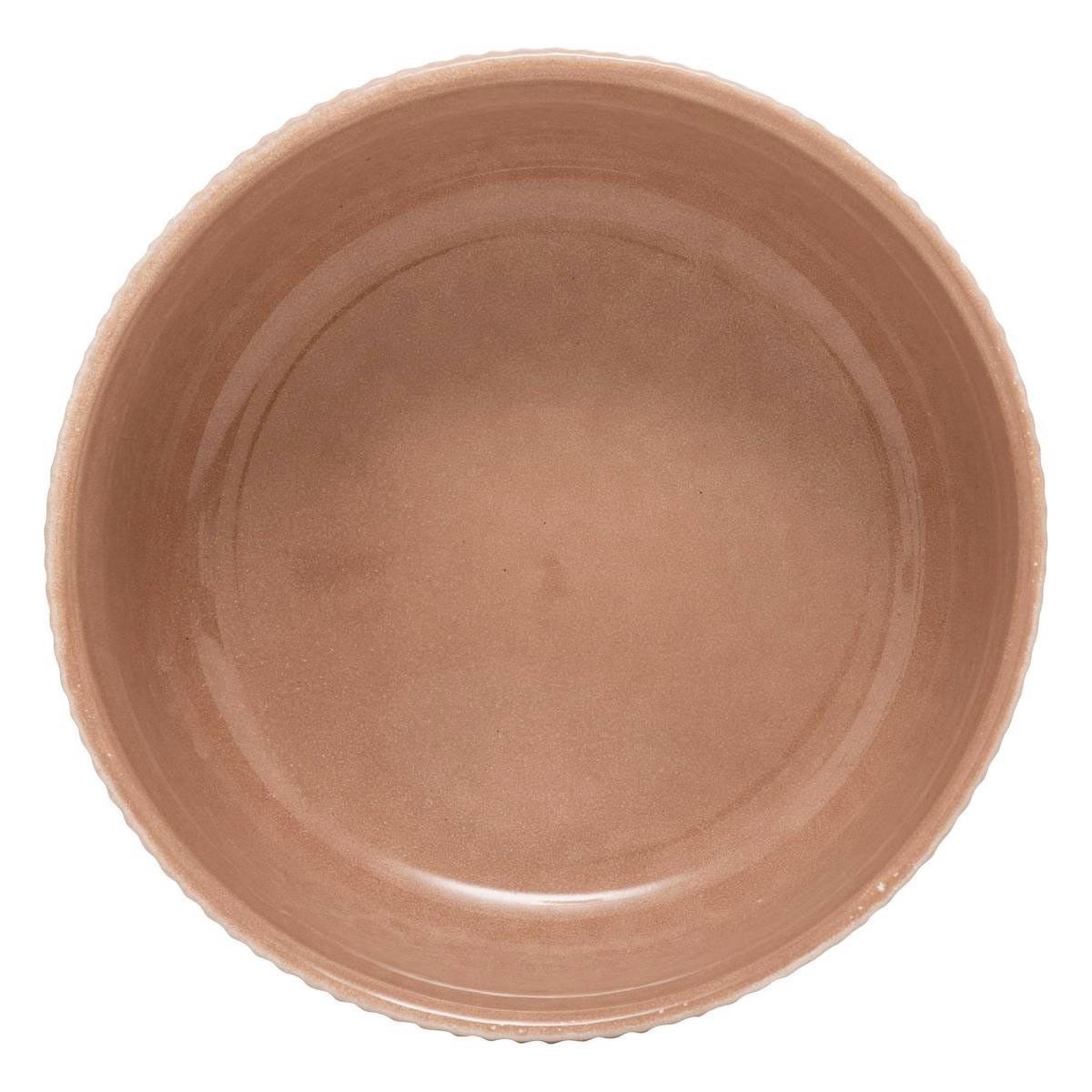SECRET DE GOURMET Lot de 6 assiettes creuses  chloe  14cm moka