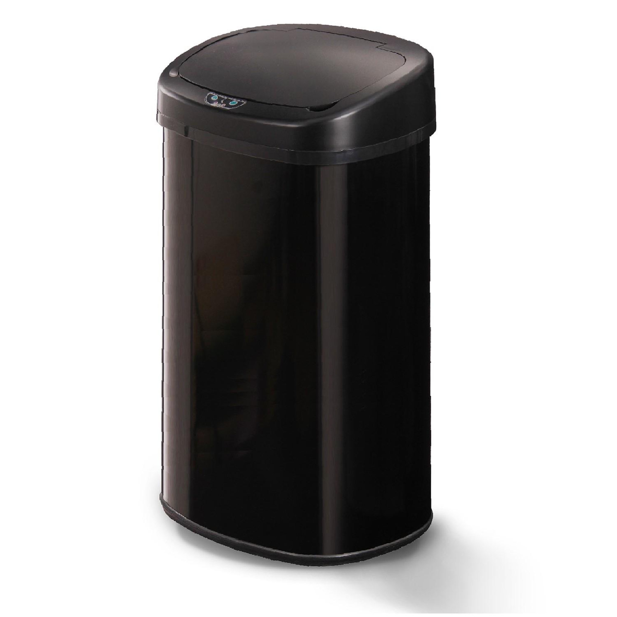 Voir la diapositive 2 : Kitchen move Poubelle automatique inox noir 58l - bat-58ls06a ss black