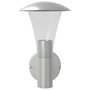 Voir la diapositive 4 : VIDAXL Applique murale d'exterieur argente acier inoxydable