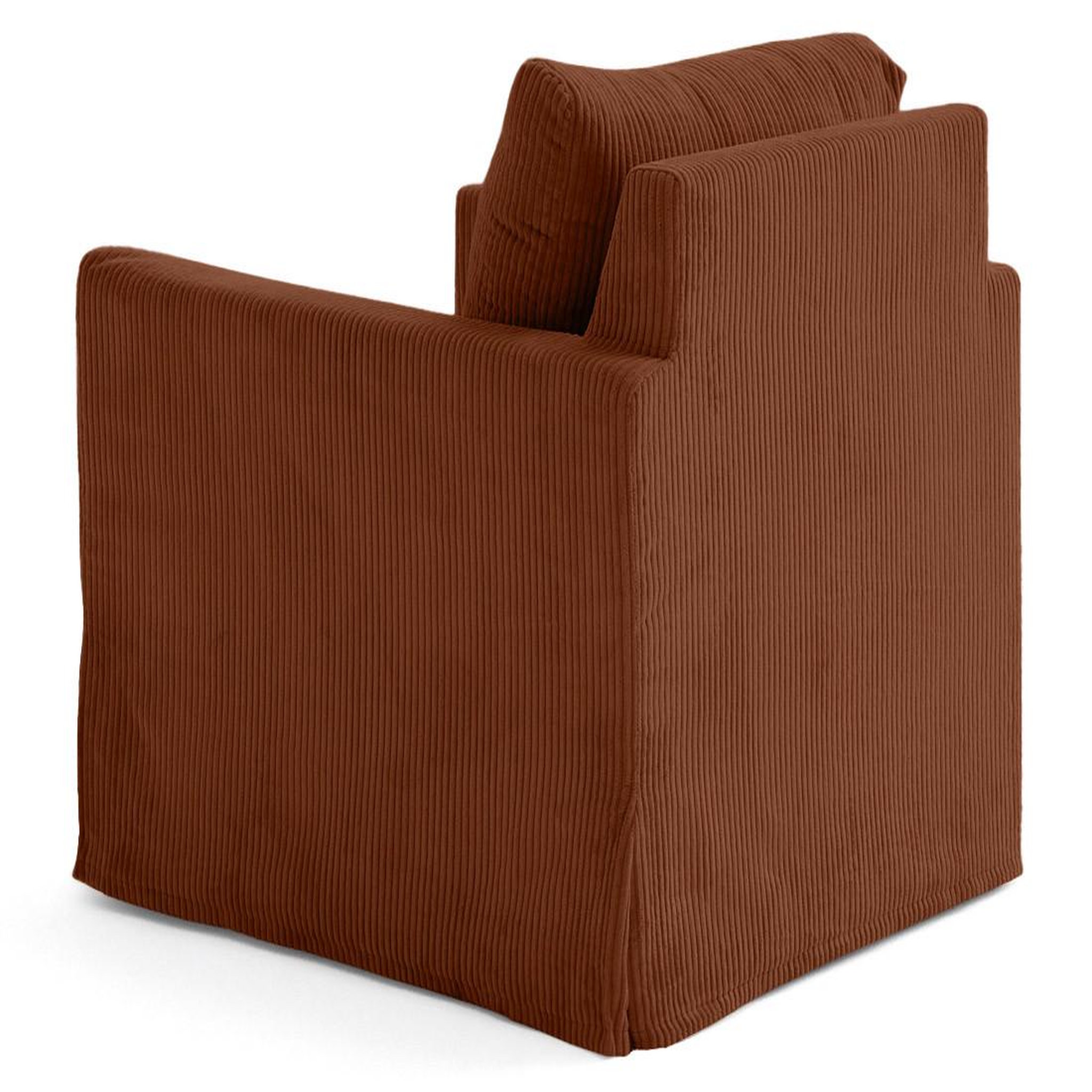 Voir la diapositive 5 : LISA DESIGN Serena - fauteuil déhoussable en velours côtelé