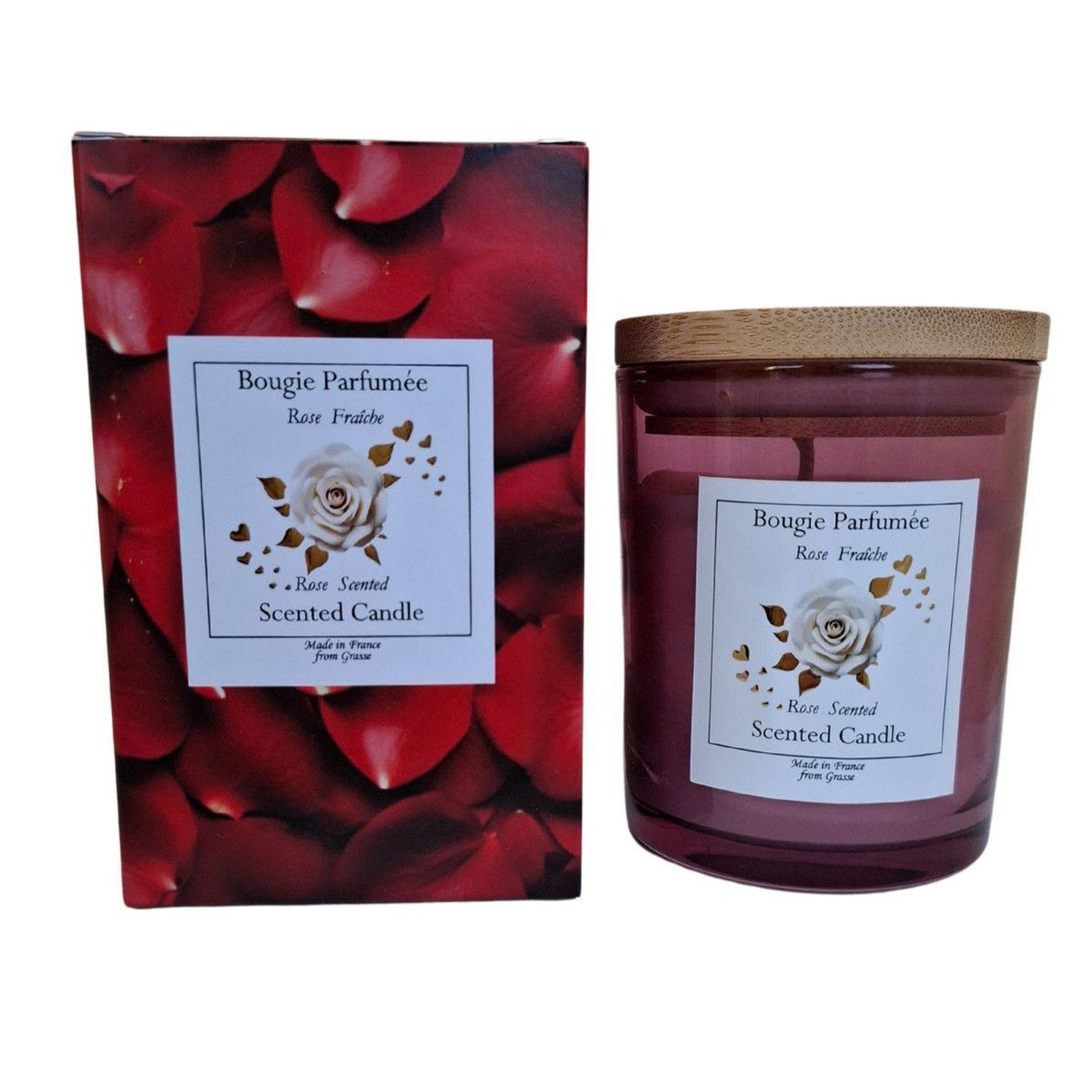 Voir la diapositive 3 : SC CRYSTAL Bougie parfumée à la rose - Rose