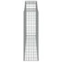 Voir la diapositive 5 : VIDAXL Paniers a gabions arques 2 pcs 300x50x160/180 cm fer galvanise