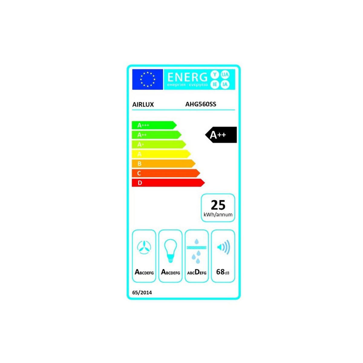 Airlux Groupe filtrant 52cm 643m3/h inox - AHG560SS