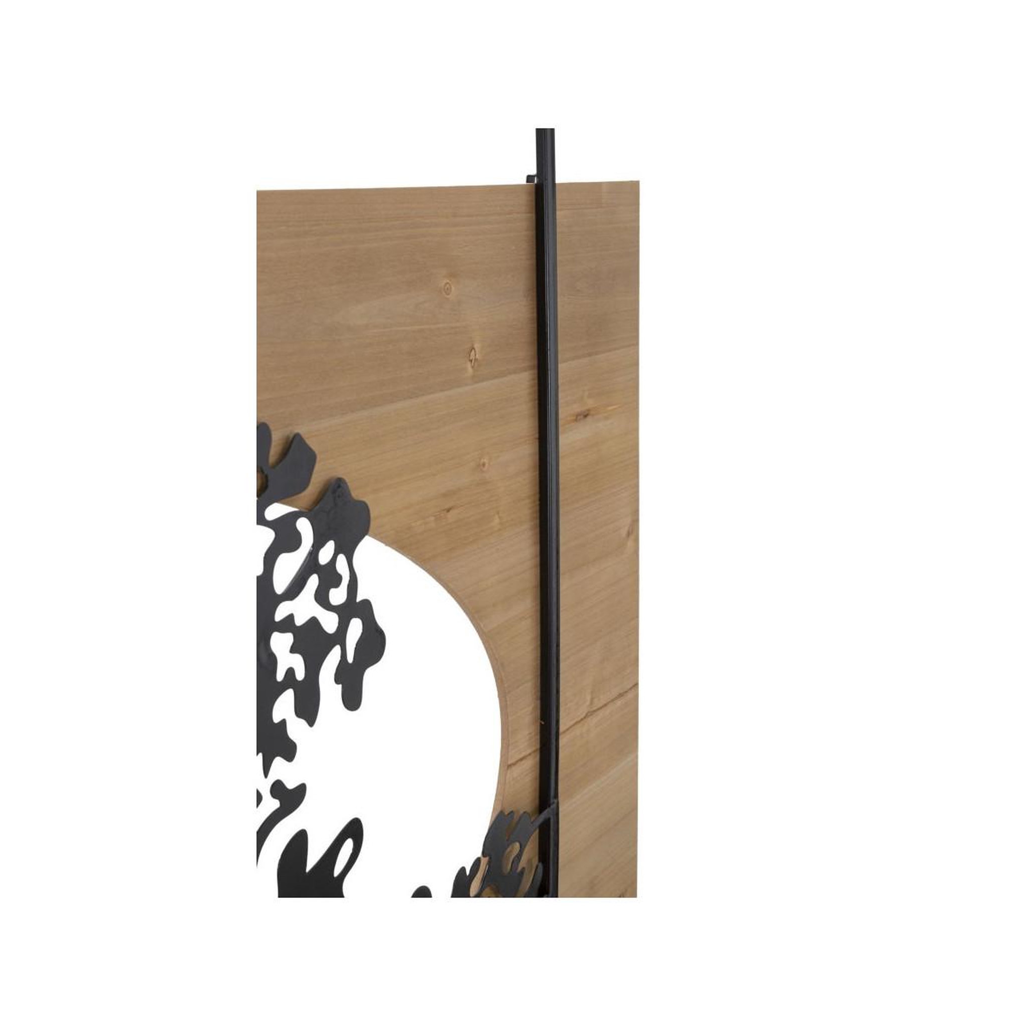 Voir la diapositive 4 : Paris Prix Déco murale encadrée  arbre  176cm naturel & noir