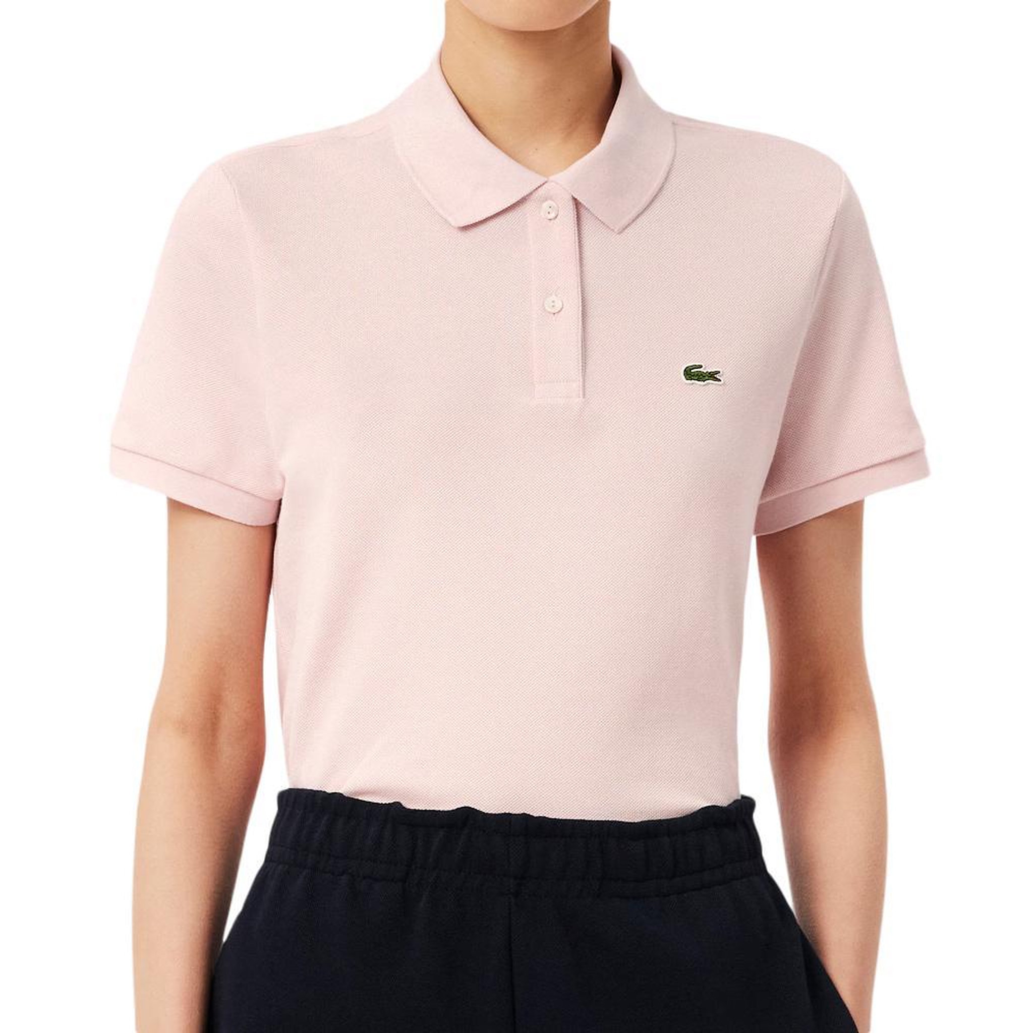 Lacoste Polo Rose Clair Femme Lacoste Regular Fit. Coloris disponibles : Rose