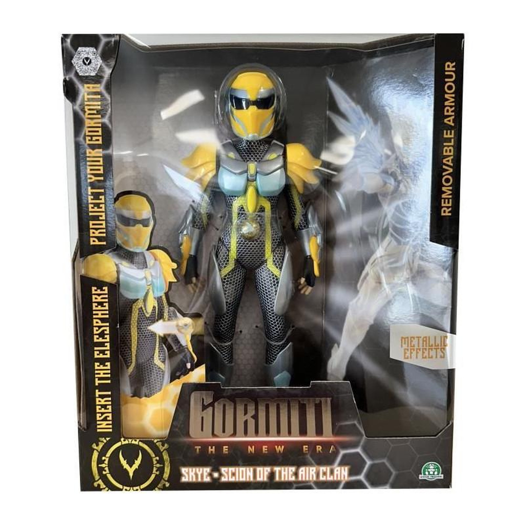 GENERIQUE Figurine articulée - GORMITI - Scion avec projecteur Air - Skye - 27 cm - a partir de 4 ans - GRV052