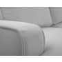 Voir la diapositive 5 : BEST MOBILIER Nessino - canapé d'angle gauche 4 places - convertible avec coffre - en tissu texturé
