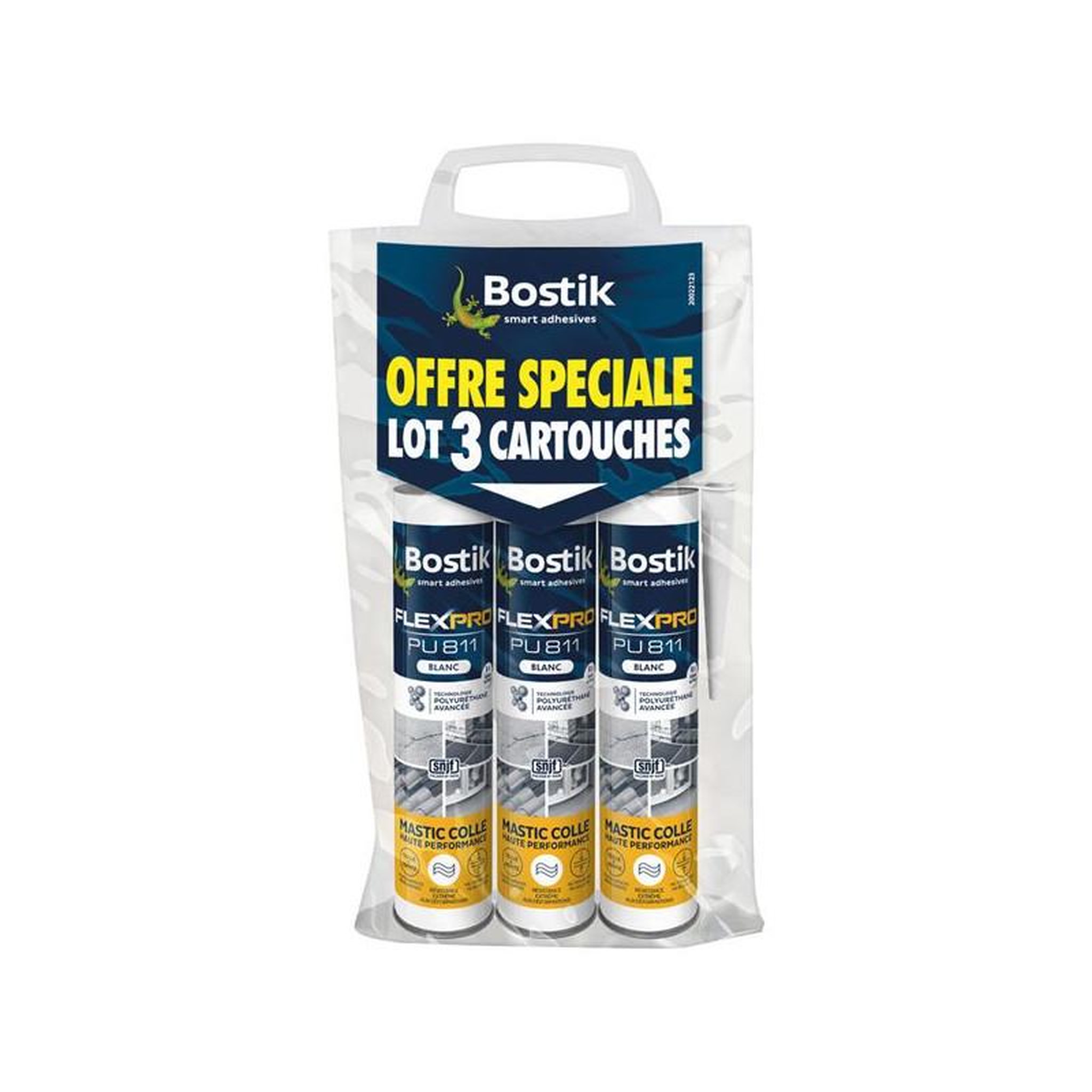 Bostik MASTIC COLL.FLEXPRO PU811 BLC 300ML X3 BOSTIK - 30619263
