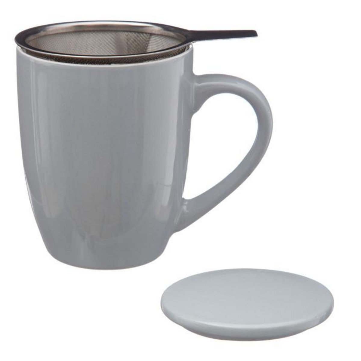 SECRET DE GOURMET Tisanière en Faïence  Colorama  32cl Gris