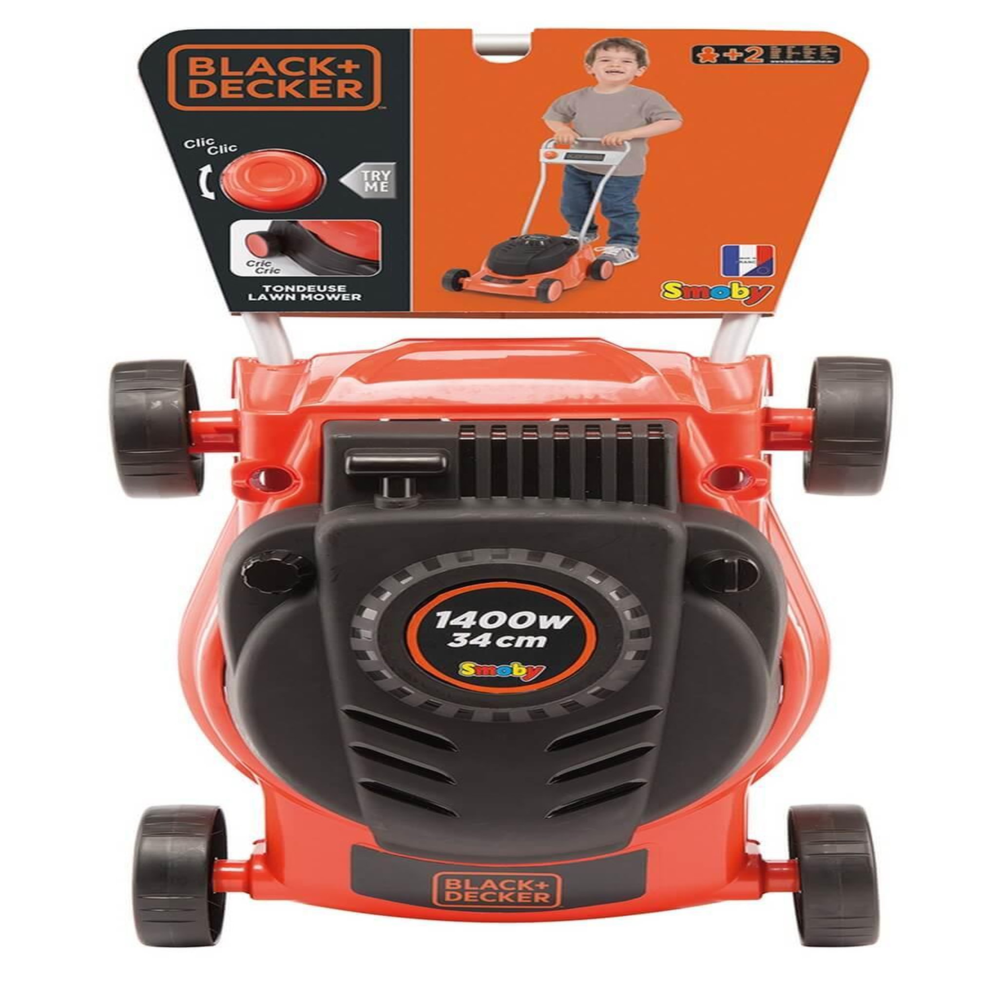 Voir la diapositive 4 : SMOBY Tondeuse Black + Decker