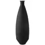 Paris Prix Vase Design en Verre  Gentle  80cm Noir Mat