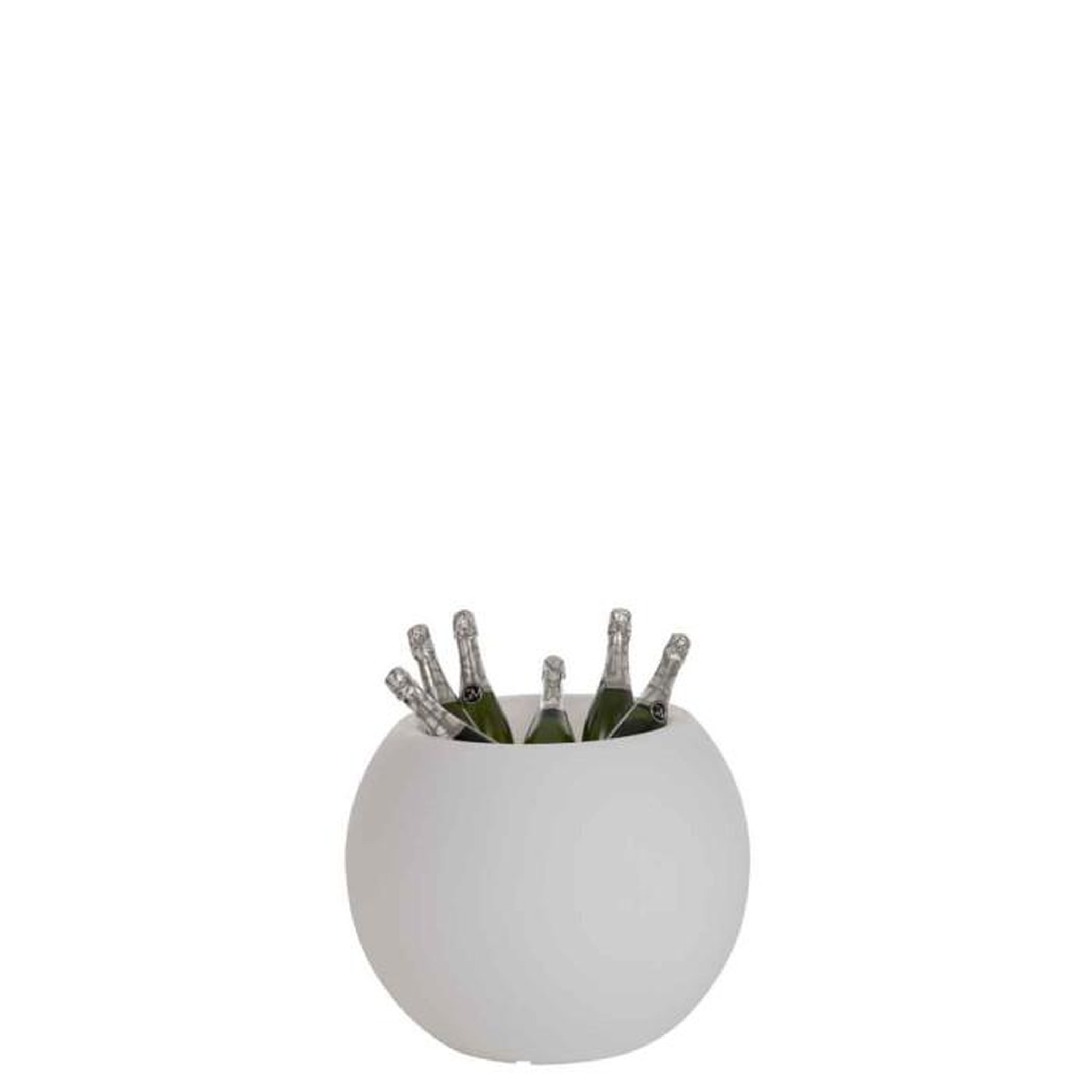 Voir la diapositive 3 : Paris Prix Lampe d'Extérieure & Pot de Fleurs  Outdoor  56cm Blanc