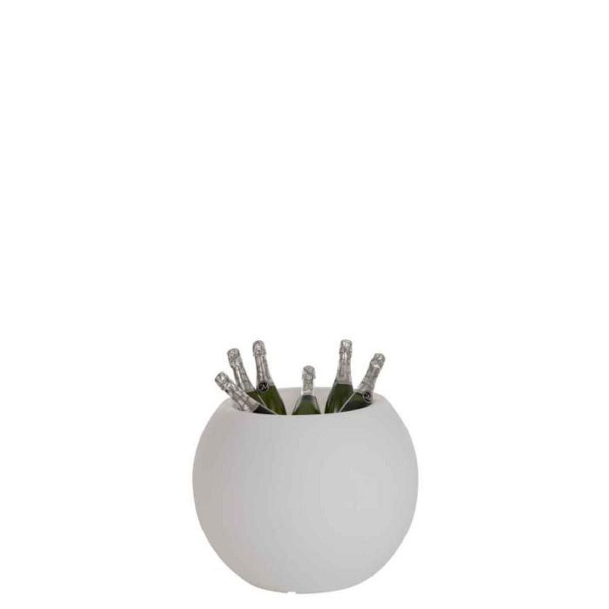 Paris Prix Lampe d'Extérieure & Pot de Fleurs  Outdoor  56cm Blanc