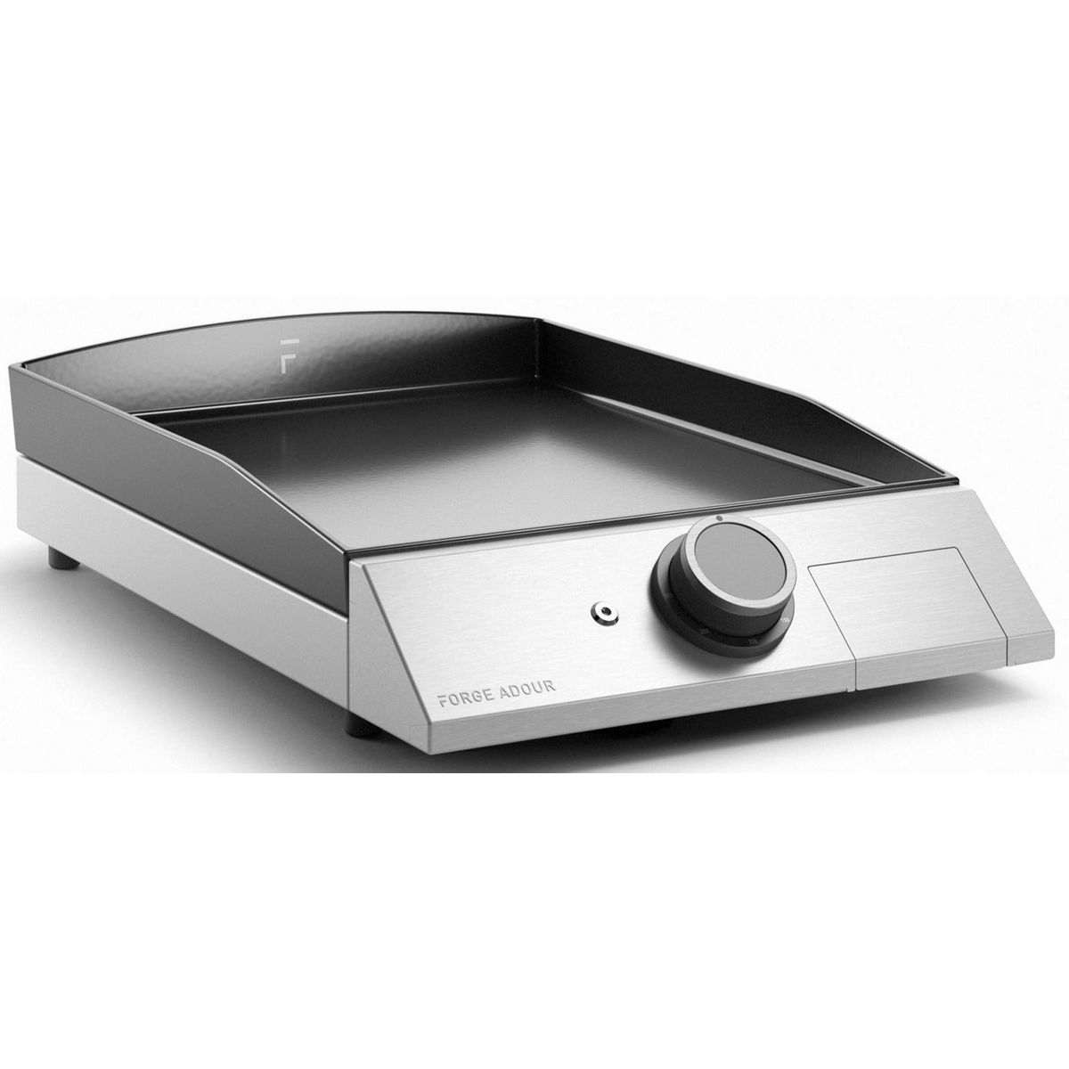 FORGE ADOUR Plancha electrique 2500w plaque fonte émaillée 44x34cm - domestic