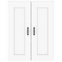Voir la diapositive 5 : VIDAXL Armoire murale suspendue Blanc 69,5x32,5x90 cm