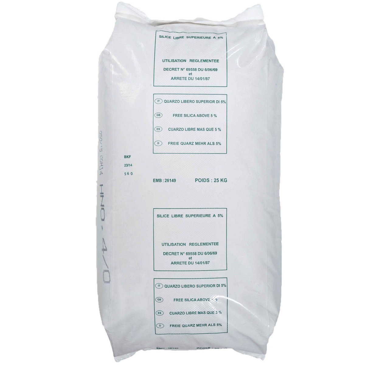 SIBELCO Gravier pour filtration 1 à 2.5 mm 25kg