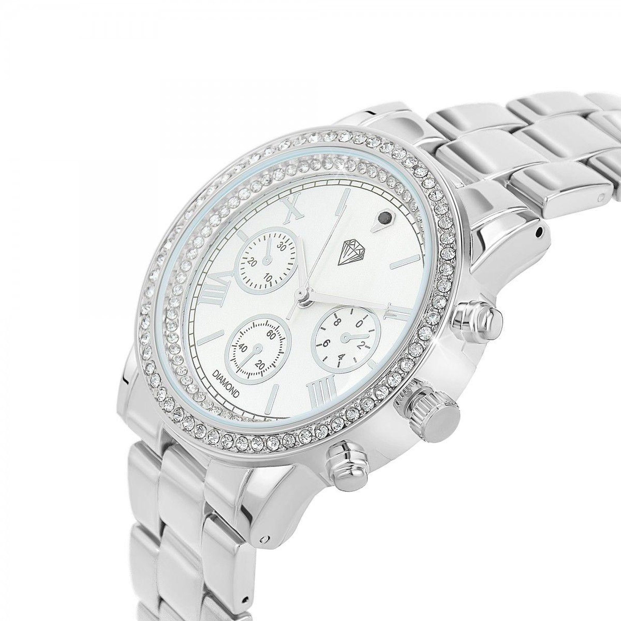 Voir la diapositive 3 : SC CRYSTAL Montre Mayane élégante SC Crystal ornée d'un véritable diamant