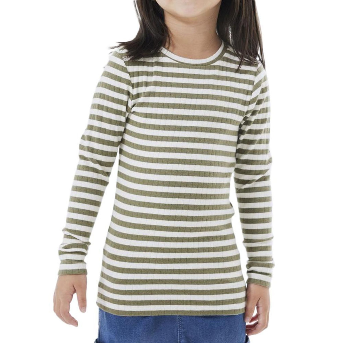 NAME IT T Shirt Manches Longues /Blanc Fille Name it Fsuraja