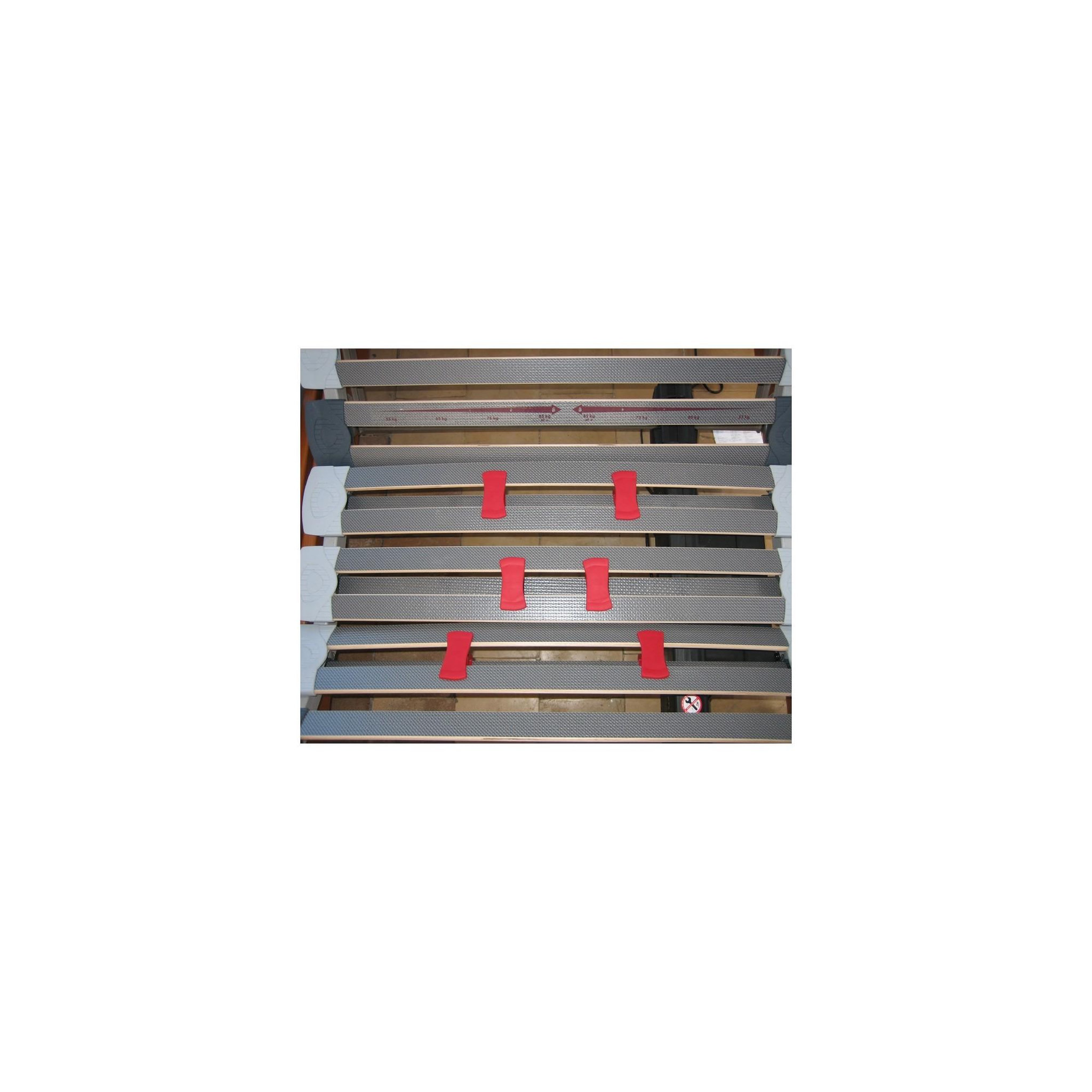 Voir la diapositive 2 : IDLITERIE Sommier tous lattes bois merisier 90 x 190 cm