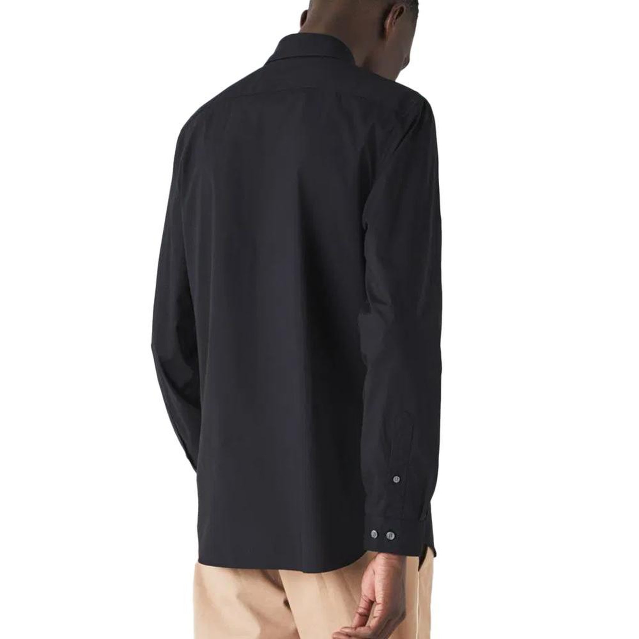 Voir la diapositive 2 : Lacoste Chemise Manches Longues Noires Homme Lacoste CH2668