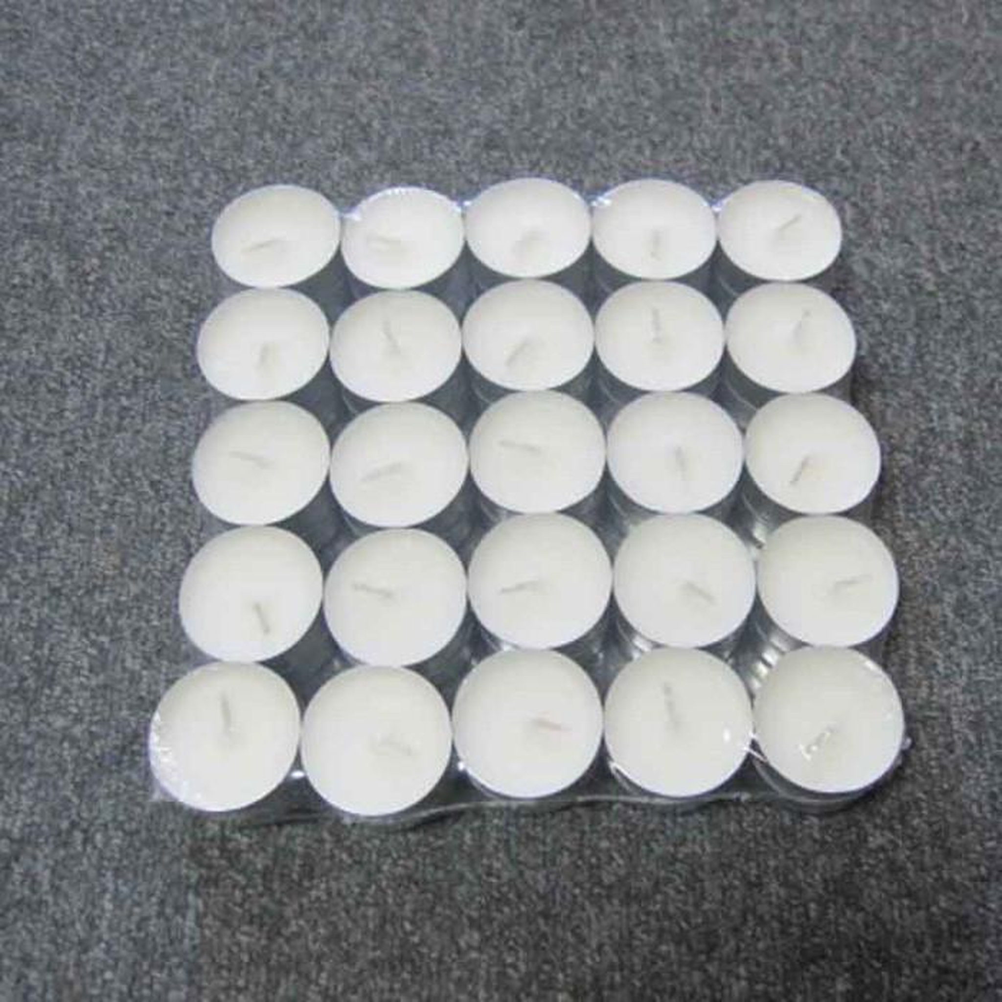 Voir la diapositive 5 : COMPTOIR DE LA BOUGIE Lot de 50 bougies chauffe-plat  many  3,7cm blanc