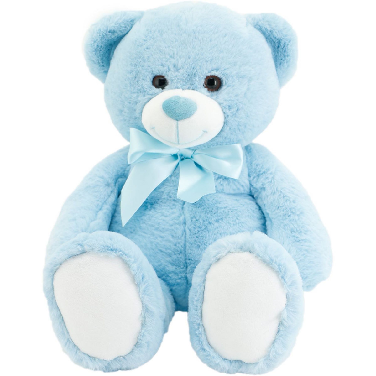 One Two Fun Ours en peluche - 50 cm - Bleu