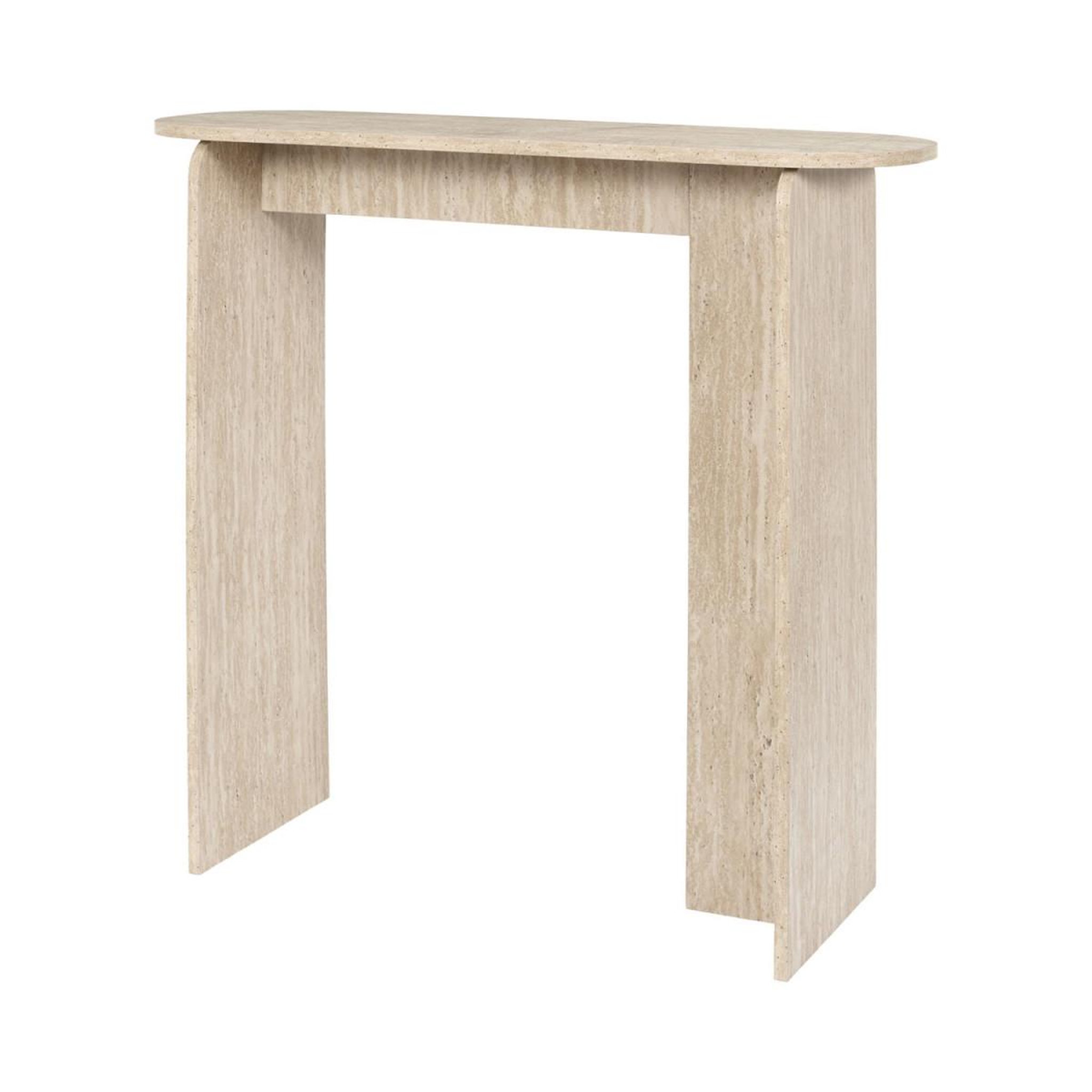 Voir la diapositive 3 : The Home Deco Factory Console design  pietra  90cm beige