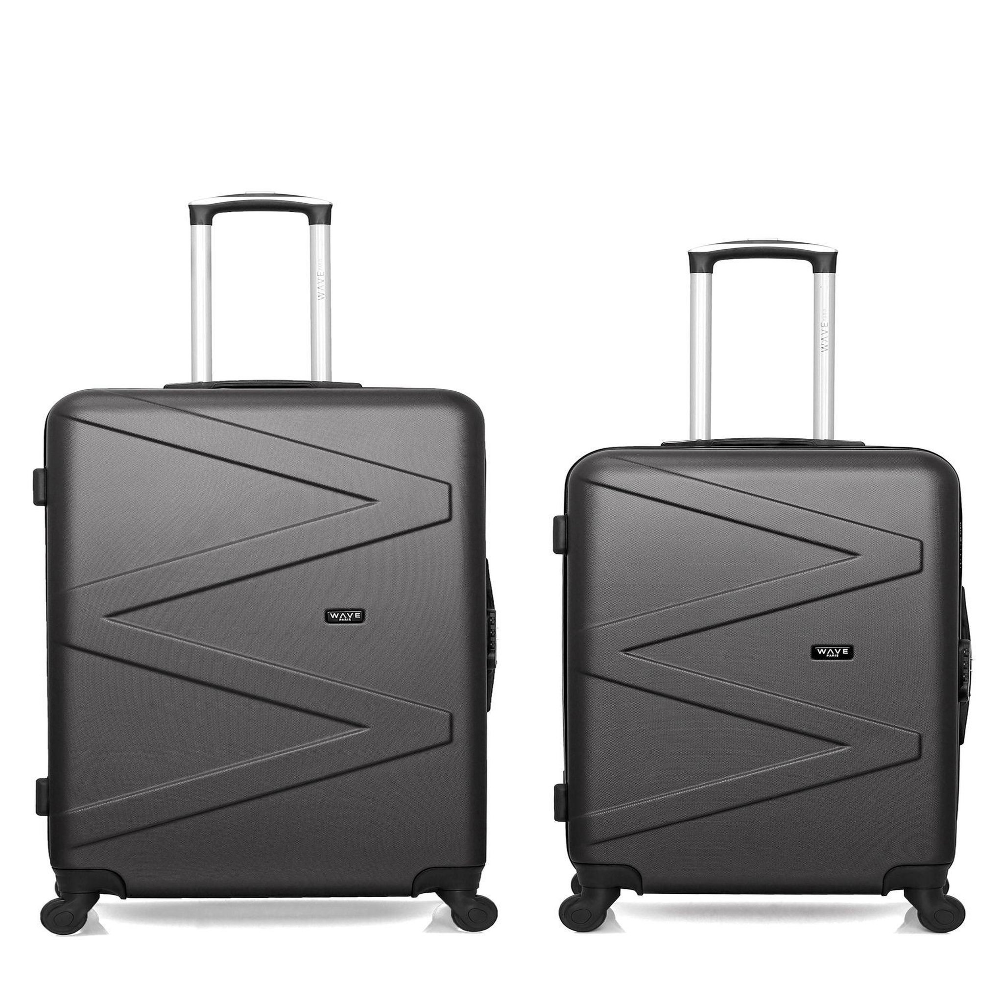 WAVE PARIS Wave paris - lot de 2 - valise grand format et valise weekend amazone