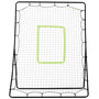 Voir la diapositive 2 : HOMCOM Filet de rebond de football 123L x 90l x 174H cm cible et sardines de fixation fournies noir vert