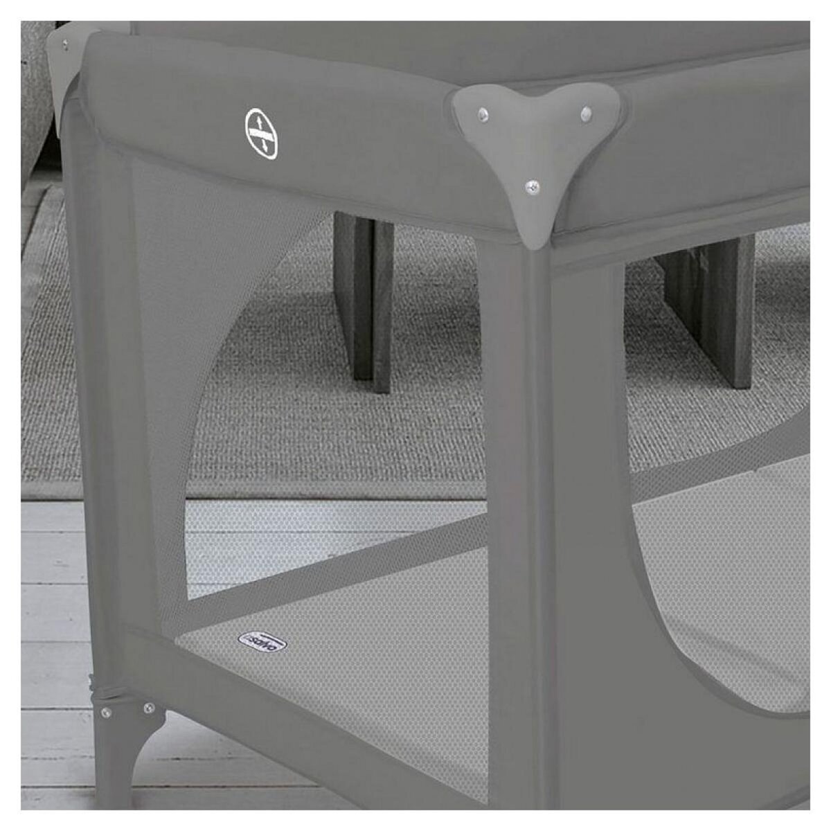 Asalvo Matelas Pliable Gris Ultra Confortable avec Sac de Transport