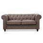 Voir la diapositive 1 : Paris Prix Canapé 2 Places  Chesterfield  158cm Marron Vintage