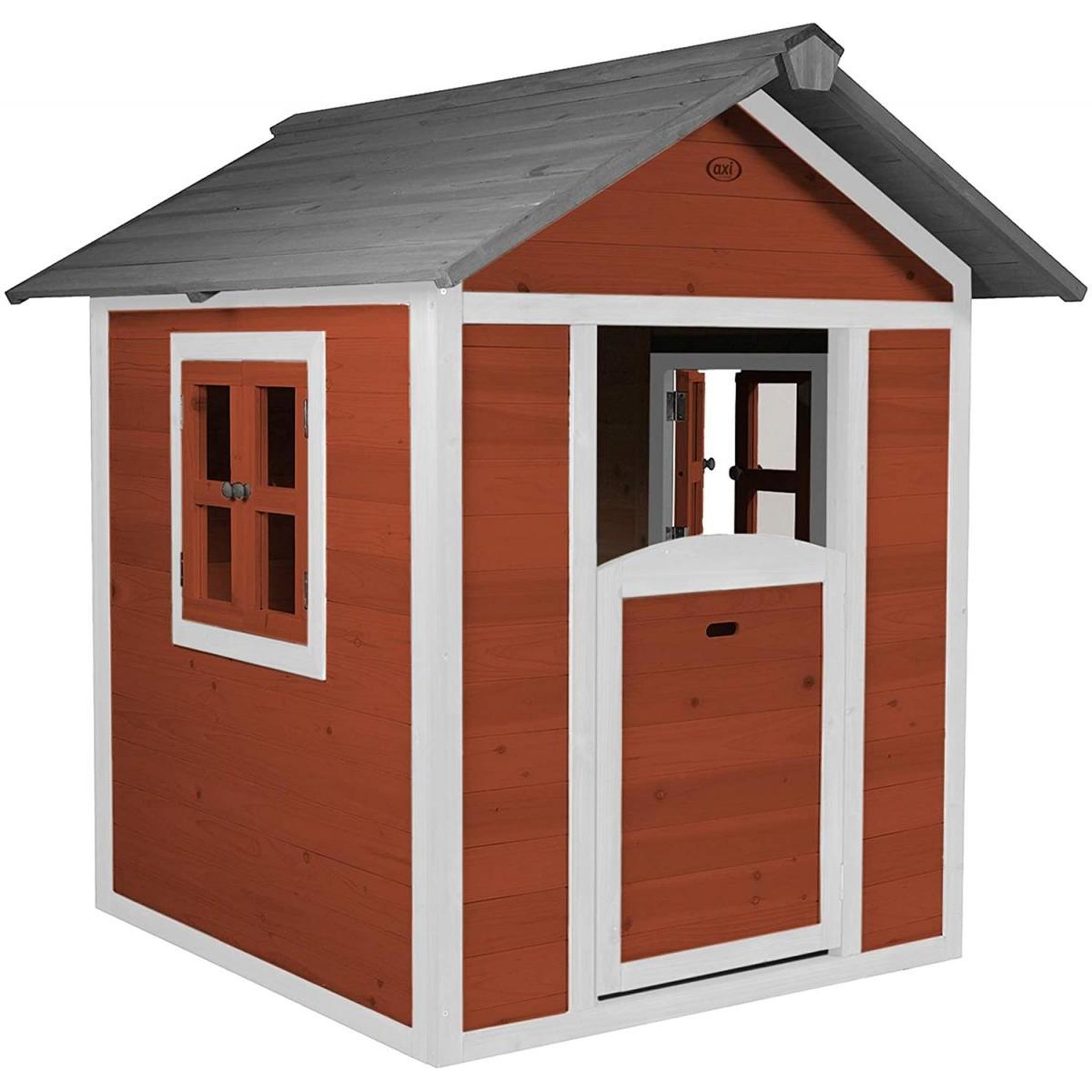 Axi House AXI Cabane Lodge en bois Rouge scandinave