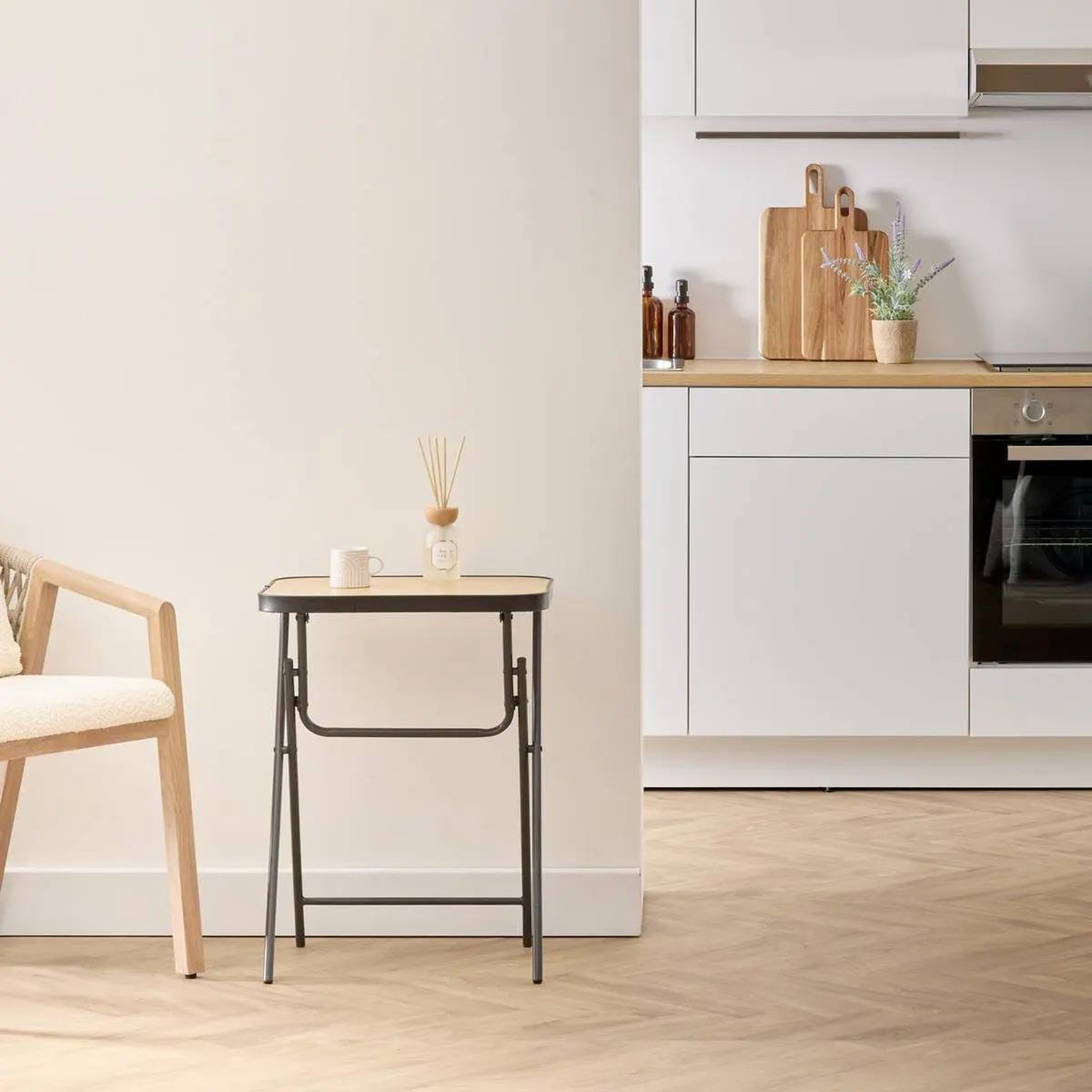 Voir la diapositive 5 : FIVE Table pliante renforcée  flexy+  48cm naturel